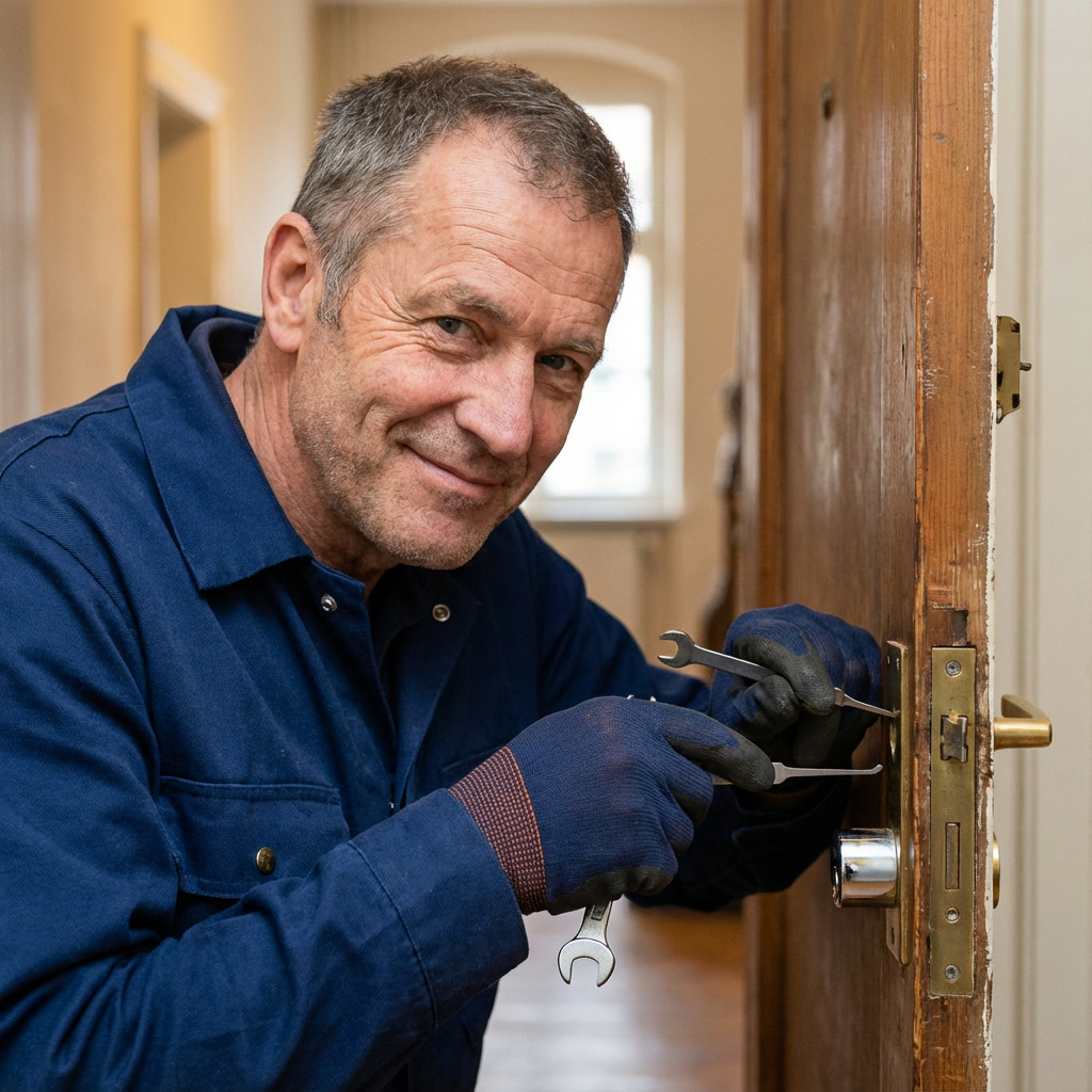 Serrurier en intervention